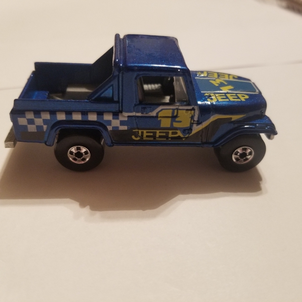 1982 Blue Jeep Scrambler Hot Wheels Loose Diecast